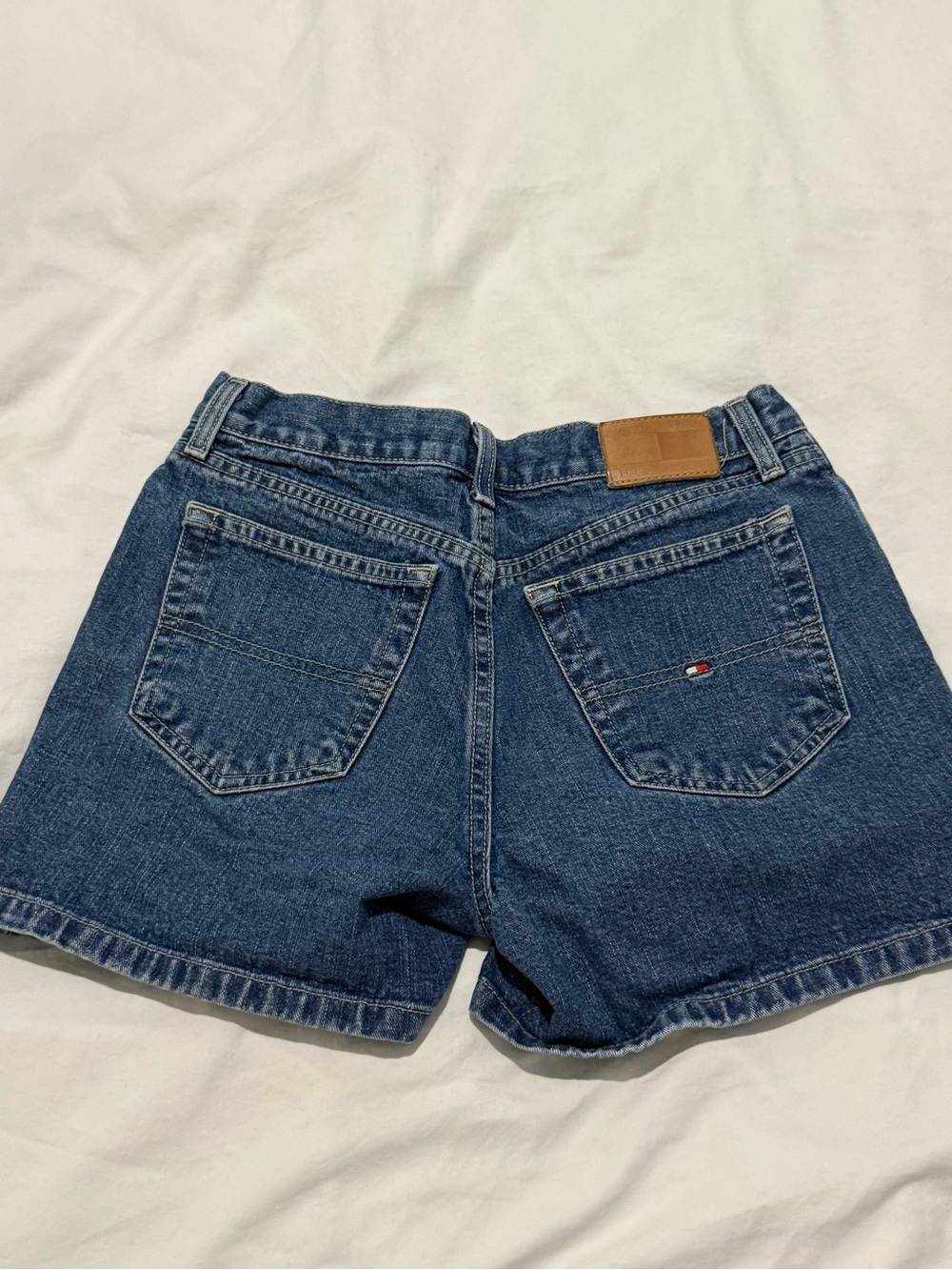 Tommy Hilfiger Navy Blue Denim Jean Shorts - Picture 11 of 11